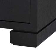 Picture of FRANCES 2-DRAWER SIDE TABLE, SATIN BLACK