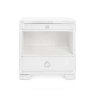 Picture of FRANCES 2-DRAWER SIDE TABLE, CHIFFON WHITE