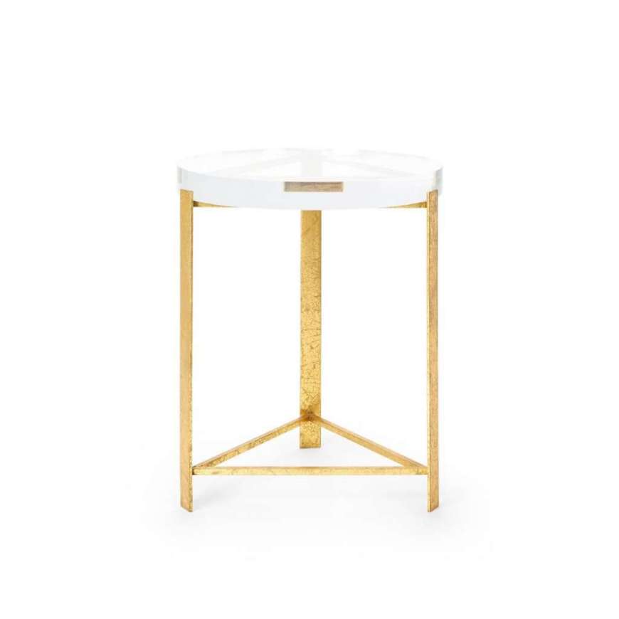 Picture of HARRISON SIDE TABLE, GOLD LEAF