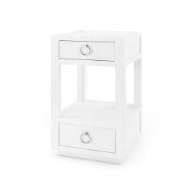 Picture of CAMILLA 2-DRAWER SIDE TABLE, CHIFFON WHITE