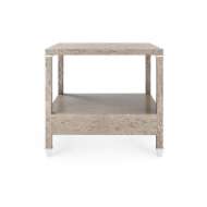 Picture of ALESSANDRA 1-DRAWER SIDE TABLE, TAUPE GRAY