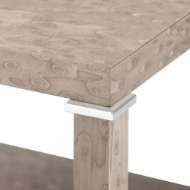 Picture of ALESSANDRA 1-DRAWER SIDE TABLE, TAUPE GRAY