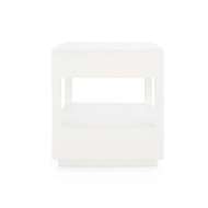 Picture of CARMEN 2-DRAWER SIDE TABLE, CHIFFON WHITE