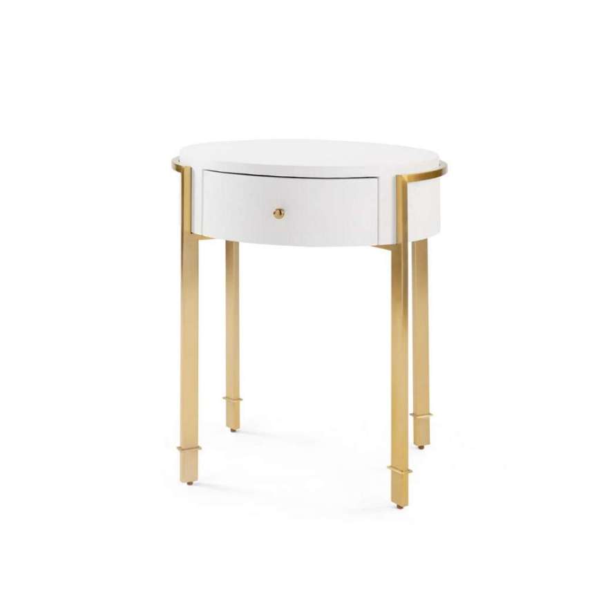 Picture of BODRUM SIDE TABLE, VANILLA