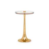 Picture of ANTONIA SIDE TABLE, POLISHED BRASS