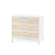 Picture of ASTOR 3-DRAWER SIDE TABLE, VANILLA