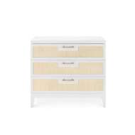 Picture of ASTOR 3-DRAWER SIDE TABLE, VANILLA