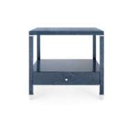 Picture of ALESSANDRA 1-DRAWER SIDE TABLE, DEEP NAVY