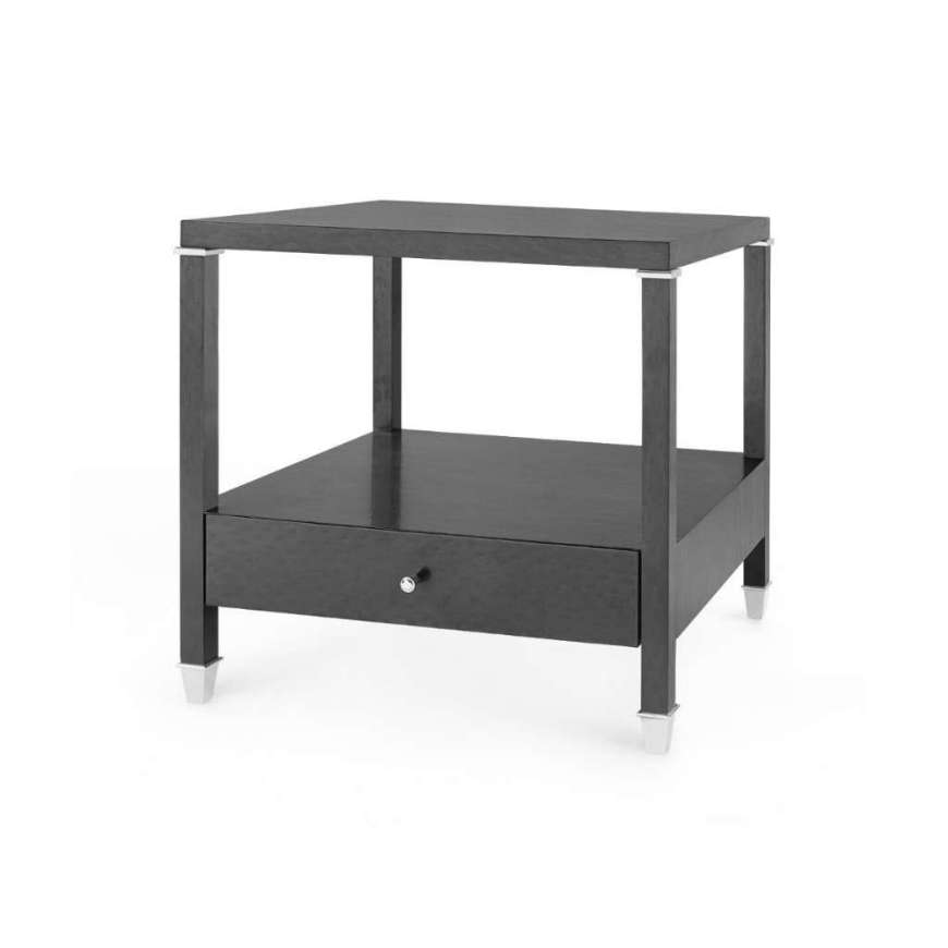 Picture of ALESSANDRA 1-DRAWER SIDE TABLE, BLACK