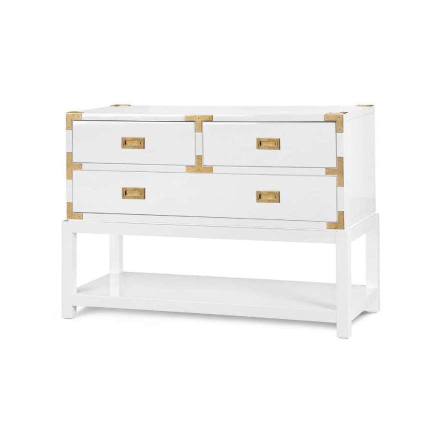 Picture of TANSU CONSOLE TABLE, GLOSS WHITE