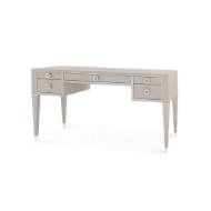 Picture of MORRIS DESK, TAUPE GRAY AND NICKEL