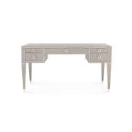 Picture of MORRIS DESK, TAUPE GRAY AND NICKEL