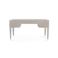 Picture of MORRIS DESK, TAUPE GRAY AND NICKEL