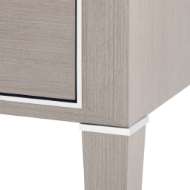 Picture of MORRIS DESK, TAUPE GRAY AND NICKEL