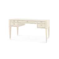 Picture of MORRIS DESK, BLANCHED OAK AND NICKEL