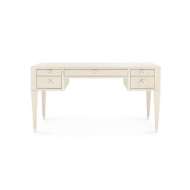 Picture of MORRIS DESK, BLANCHED OAK AND NICKEL