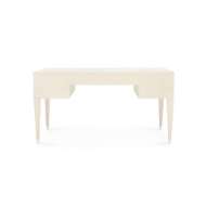 Picture of MORRIS DESK, BLANCHED OAK AND NICKEL