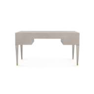 Picture of MORRIS DESK, TAUPE GRAY AND CHAMPAGNE