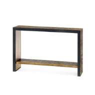 Picture of ODEON CONSOLE, ANTIQUE BRASS AND DARK BRONZE