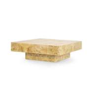 Picture of NORMA LARGE SQUARE COFFEE TABLE, BURL