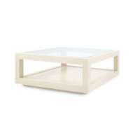 Picture of GAVIN LARGE SQUARE COFFEE TABLE, BLANCHED OAK