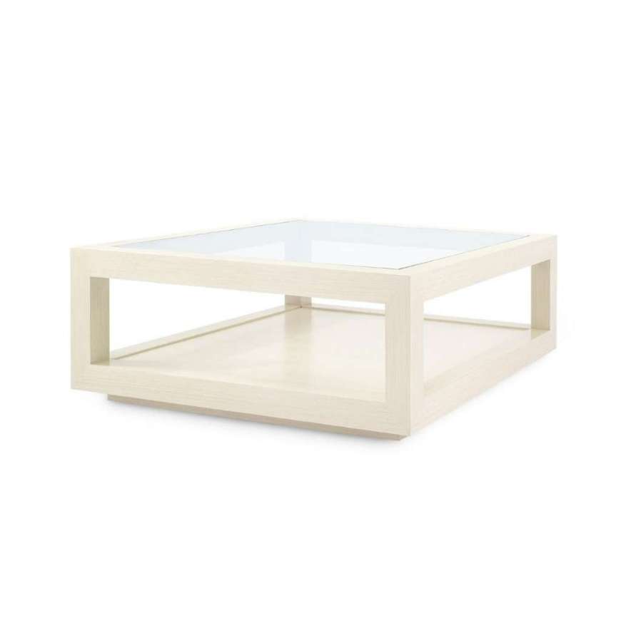 Picture of GAVIN LARGE SQUARE COFFEE TABLE, BLANCHED OAK