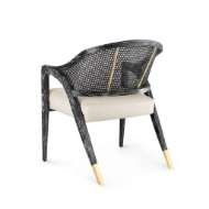 Picture of EDWARD LOUNGE CHAIR, JET BLACK