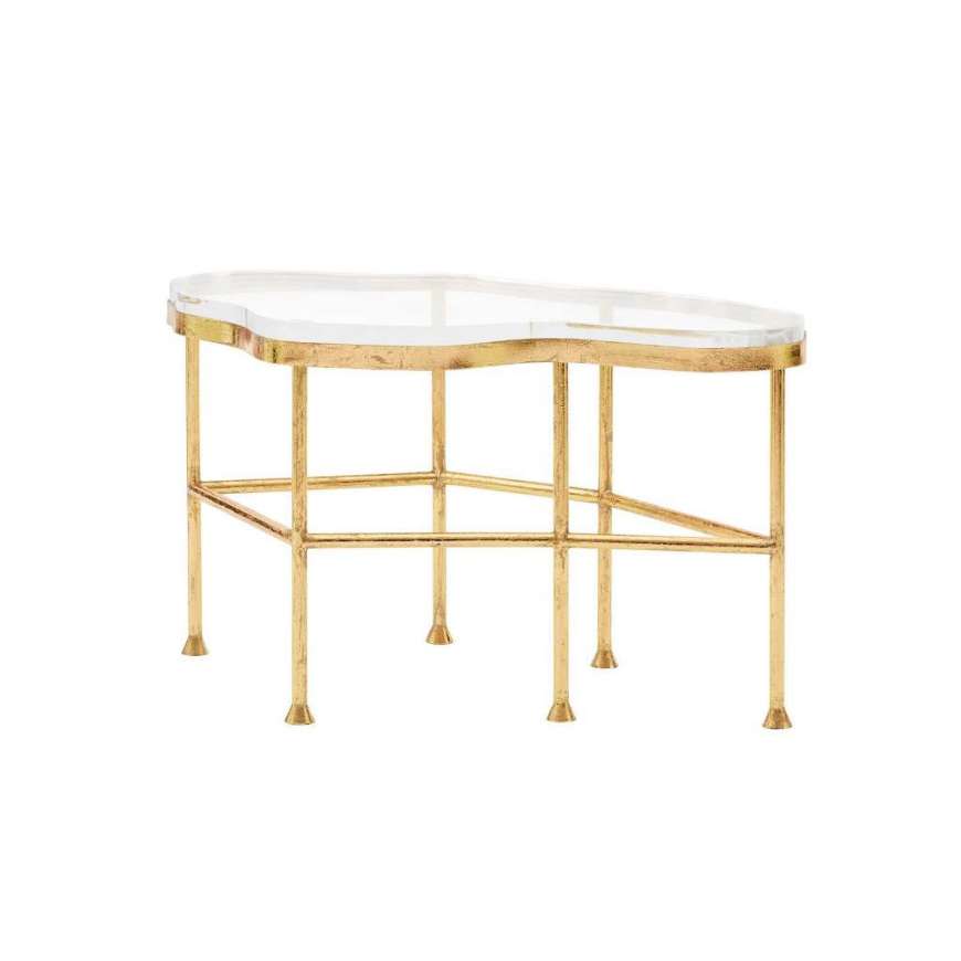 Picture of CRISTAL COFFEE TABLE, GOLD LEAF