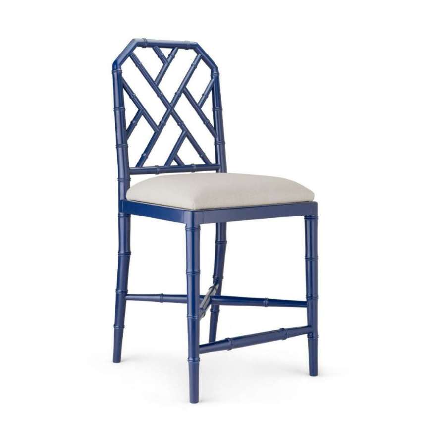 Picture of JARDIN COUNTER STOOL, DEEP SEA BLUE