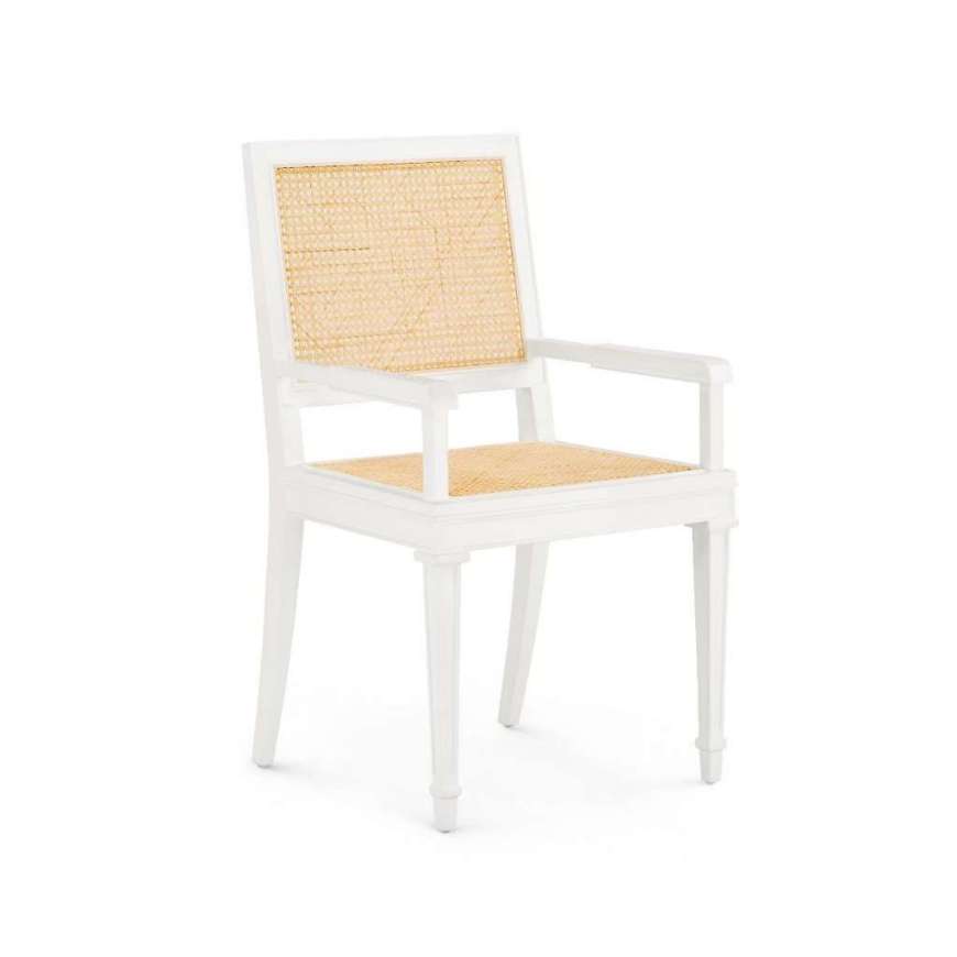 Picture of JANSEN ARM CHAIR, EGGSHELL WHITE