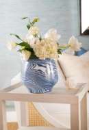 Picture of CASPIAN SMALL VASE, BLUE AND WHITE