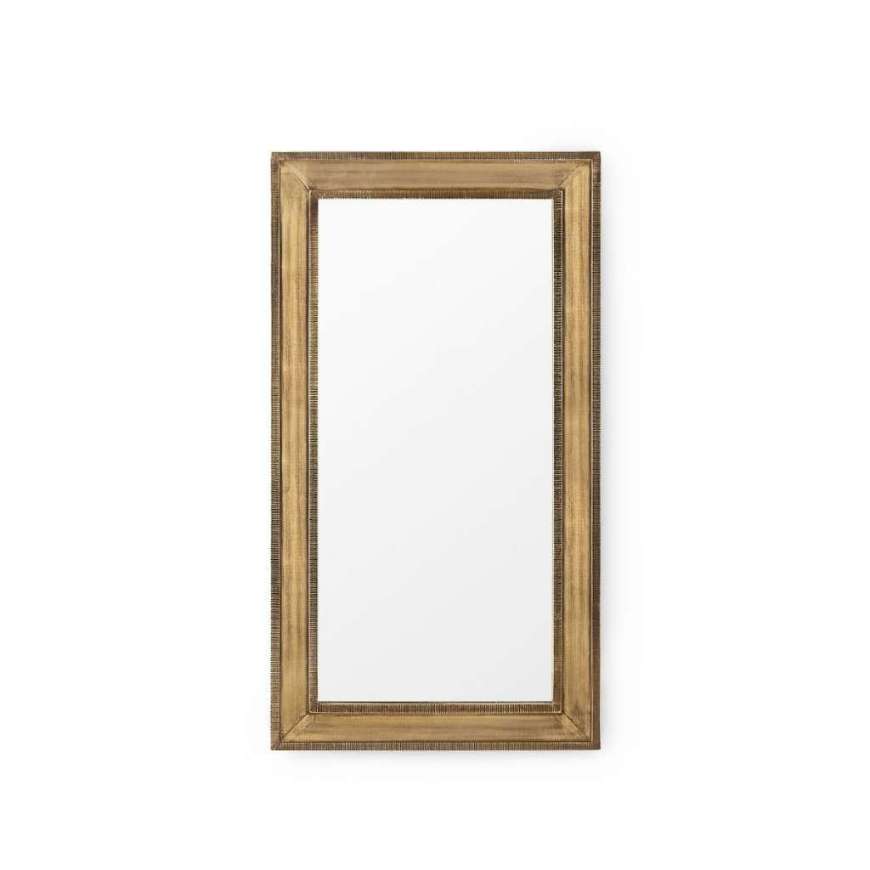 Picture of ELLEN SMALL MIRROR, ANTIQUE BRASS