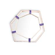 Picture of GRETA MIRROR, POLISHED BRASS