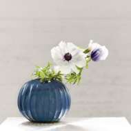 Picture of LIDA VASE, INDIGO SMOKE