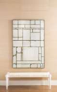 Picture of LEGER LARGE MIRROR, HEAVY ANTIQUE