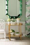 Picture of NORMANDY BAR CART, GOLD LEAF