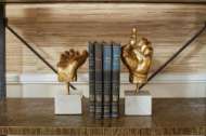 Picture of HANDS STATUE (PAIR), GOLD LEAF