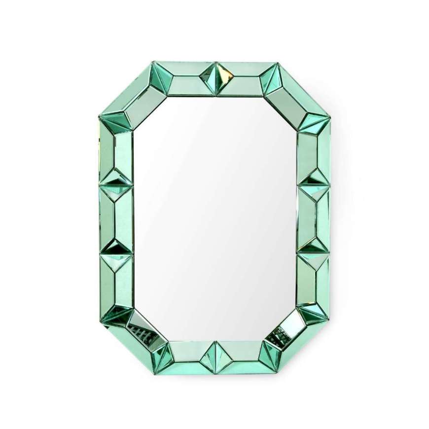 Picture of ROMANO WALL MIRROR, PERIDOT GREEN