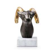 Picture of RAM STATUE, GOLD AND BRONZE