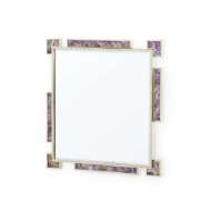 Picture of THALIA MIRROR, POLISHED BRASS AND AMETHYST