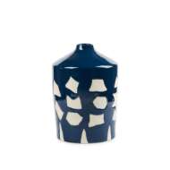 Picture of TAYLOR VASE, DEEP BLUE AND WHITE