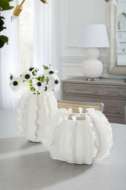 Picture of SPRING FLOWER TALL VASE, BLANC DE CHINE