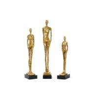 Picture of MILES STATUES - SET OF 3 STATUES, GOLD LEAF