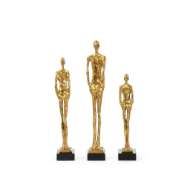 Picture of MILES STATUES - SET OF 3 STATUES, GOLD LEAF