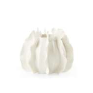 Picture of SPRING FLOWER LOW VASE, BLANC DE CHINE