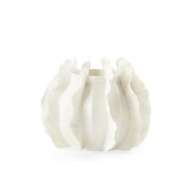 Picture of SPRING FLOWER LOW VASE, BLANC DE CHINE