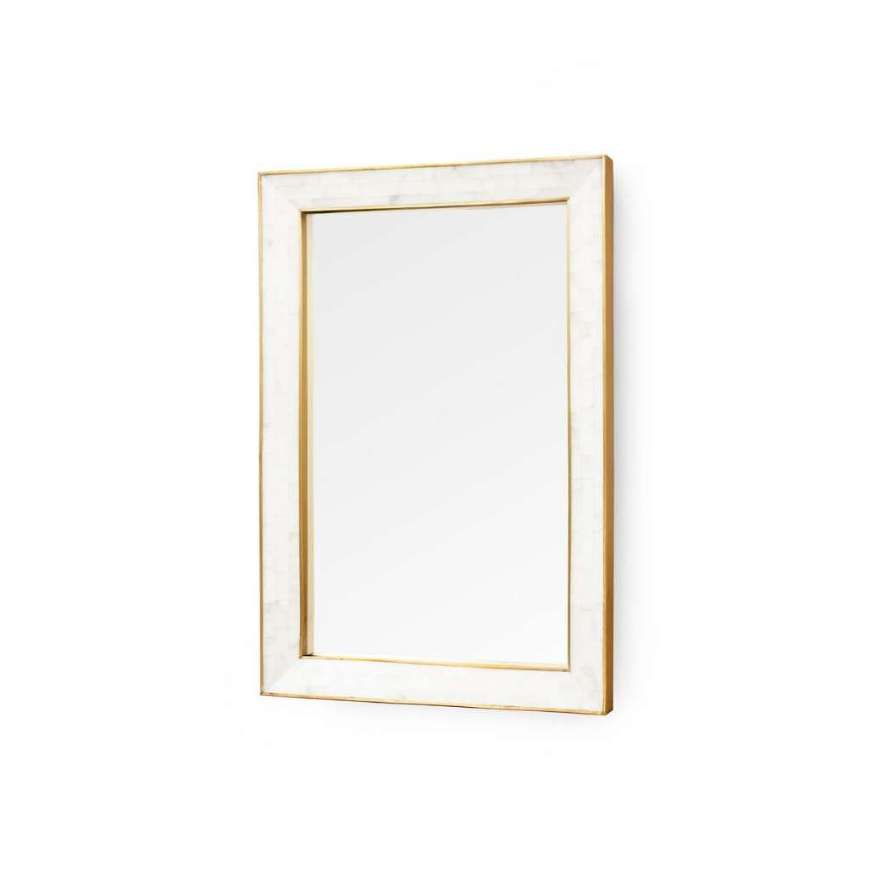 Picture of LEIGHTON MIRROR, ALABASTER