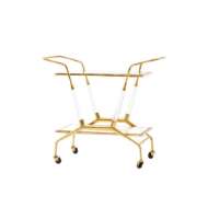 Picture of JEPSON BAR CART, GOLD LEAF