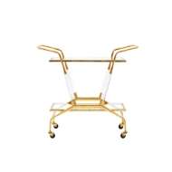 Picture of JEPSON BAR CART, GOLD LEAF