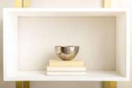 Picture of LOOM SMALL BOWL, SILVER AND BRASS